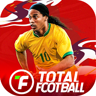 Downloading Total Football 2023 game for Android from MediaFire.